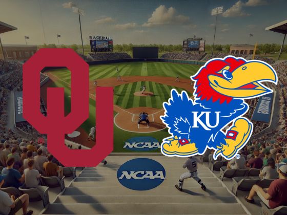 NCAA Baseball Lawrence Super Regional - Game 1 (Kansas vs Oklahoma)